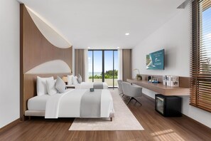 スタンダード ヴィラ 禁煙 キッチン (Living Room) | 防音設備、WiFi (無料)、ベッドシーツ