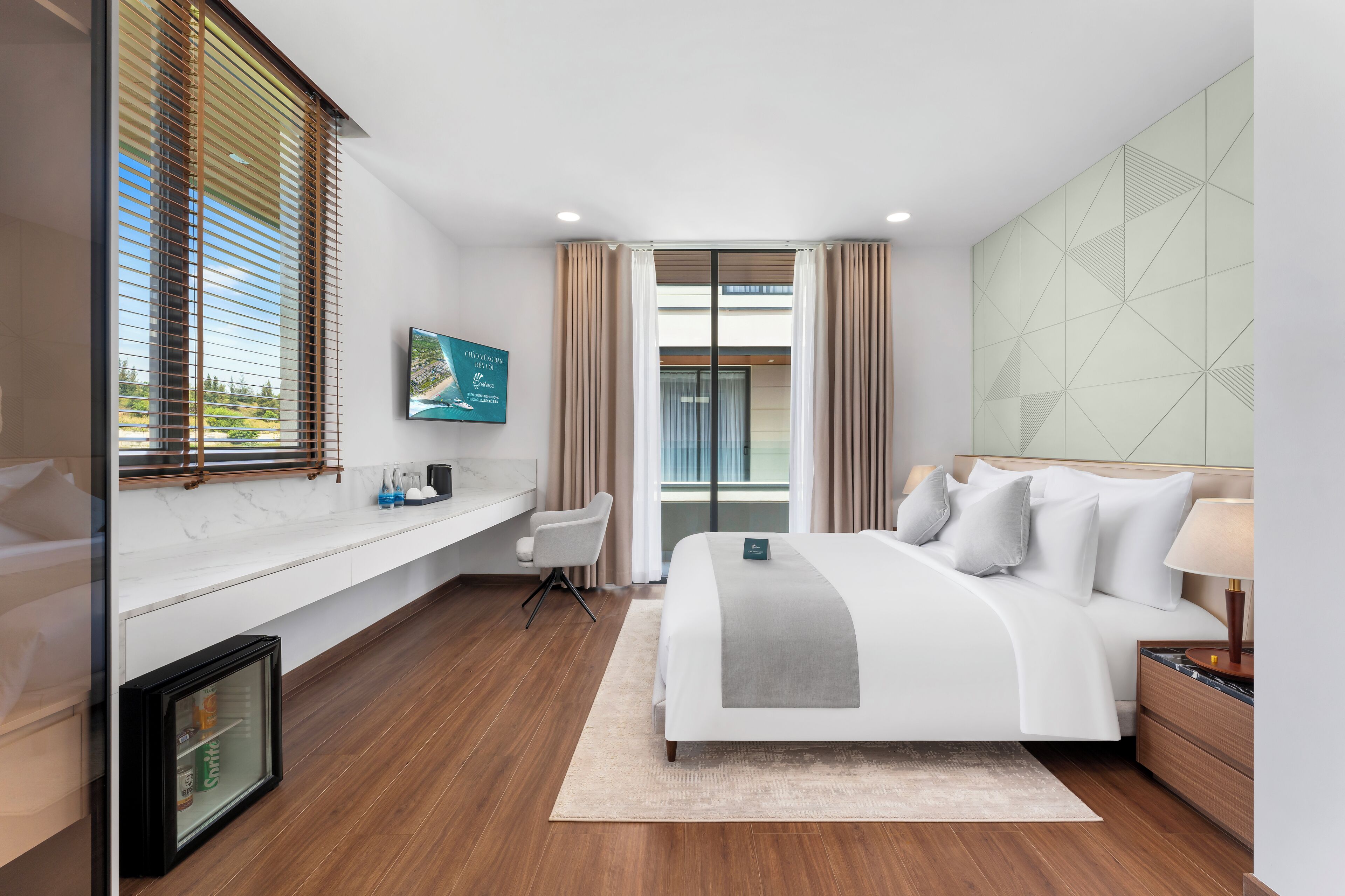 Sistema de insonorización, wifi gratis y ropa de cama 