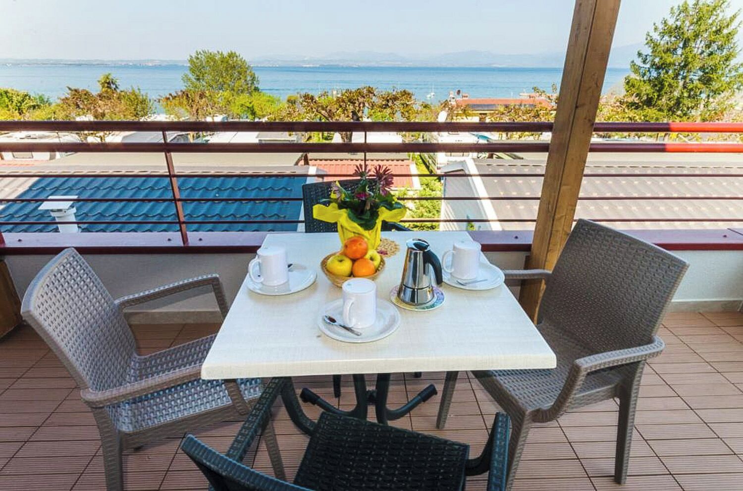 Appart'hôtel Supérieur, vue lac | Terrasse/Patio