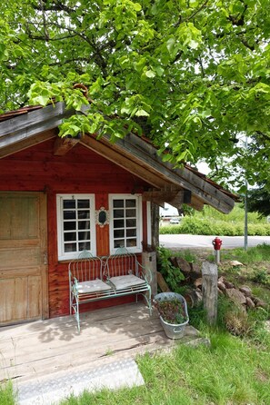 Terrace/patio - Schwarzwaldgrün Holiday Apartment (Bonndorf im Schwarzwald)