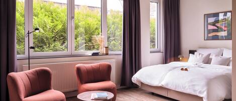 Appartement Design, 1 grand lit | Literie de qualité supérieure, bureau