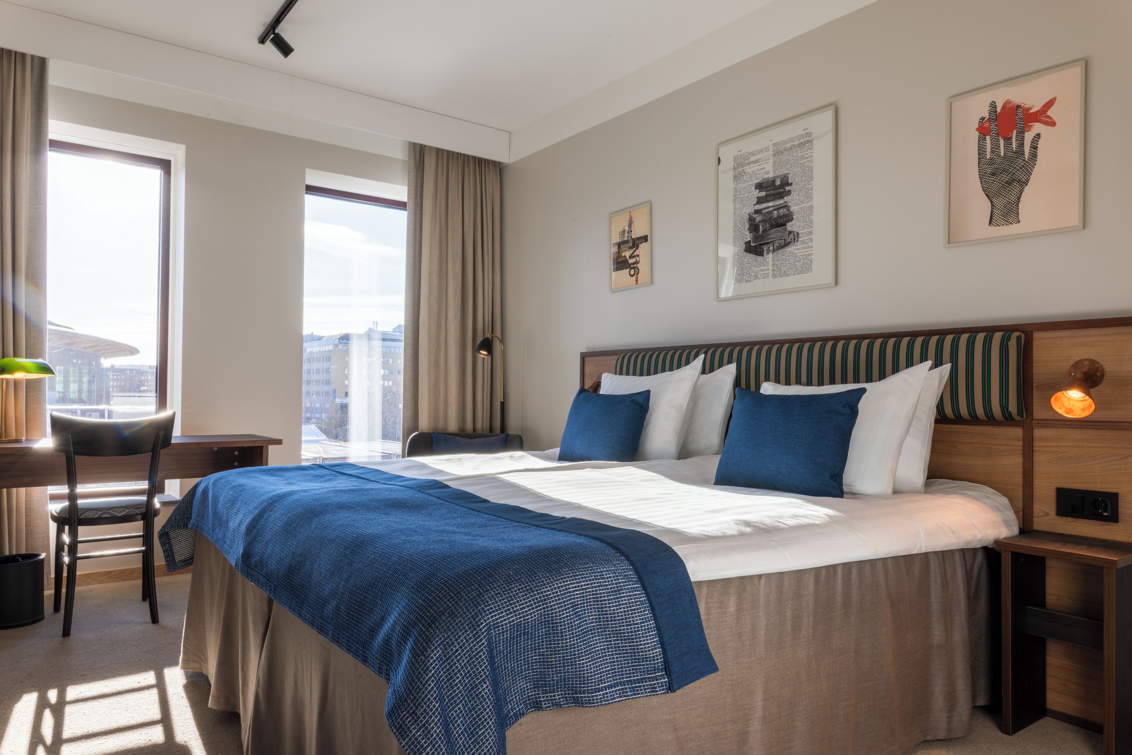 Standard Double Room | Hypo-allergenic bedding, desk, laptop workspace, blackout drapes