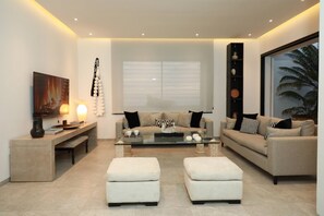 Villa, 2 habitaciones, para fumadores, balcón | Sala de estar