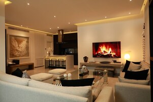 Villa, 2 habitaciones, fumadores, balcón | Sala de estar