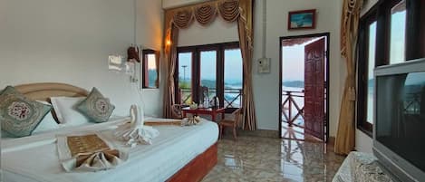 Doppelzimmer, Veranda, Flussblick