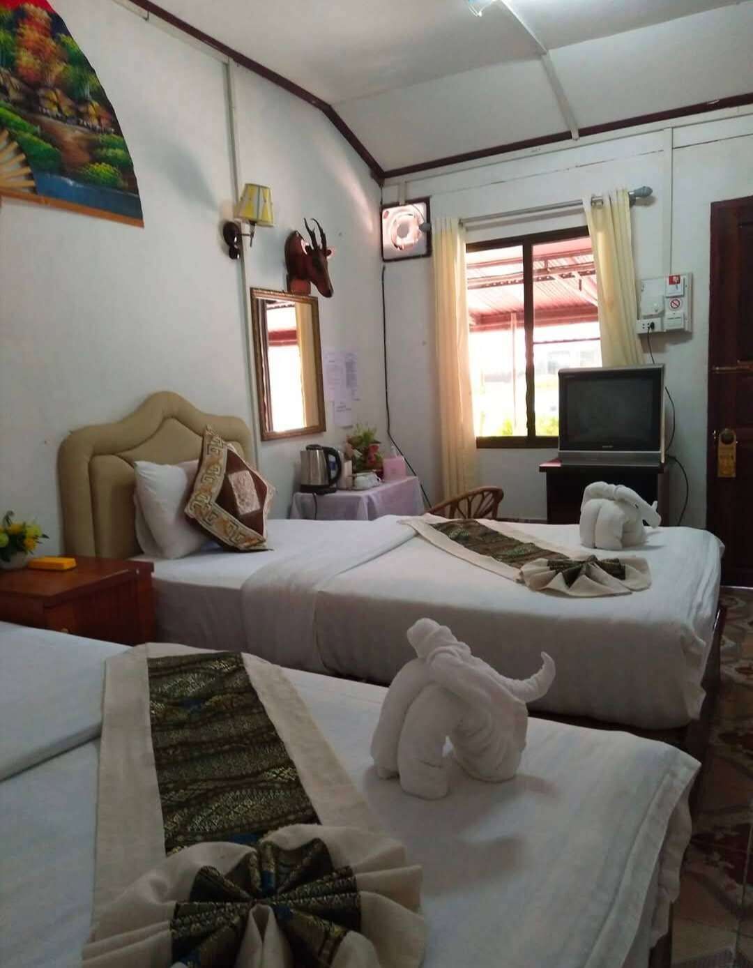 双床房, 外廊, 河景 | 免费 WiFi