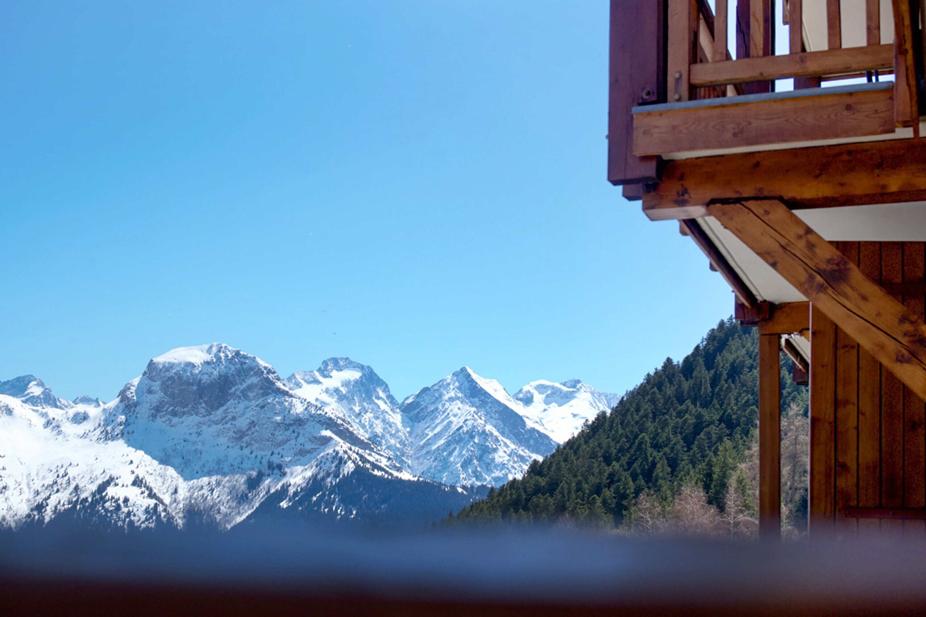 Blick von der Unterkunft