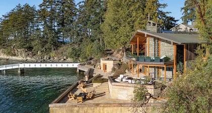 Chuckanut Point Villa 2 Bedroom by Gather: Waterfront w/ Dock, Terrace & Views