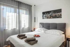 2 bedrooms, iron/ironing board, WiFi, bed sheets - Apartment Citylight | Belvedere Holidays – Sea Views & Modern Comfort (Novigrad)