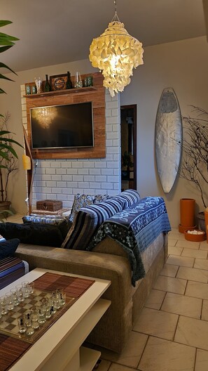 Living area - Quarto Privativo em Casa Completa (Arroio do Sal)