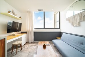 TV - 2 Bedroom Condo - Rooftop with ocean view Joya 2 (Playa del Carmen)