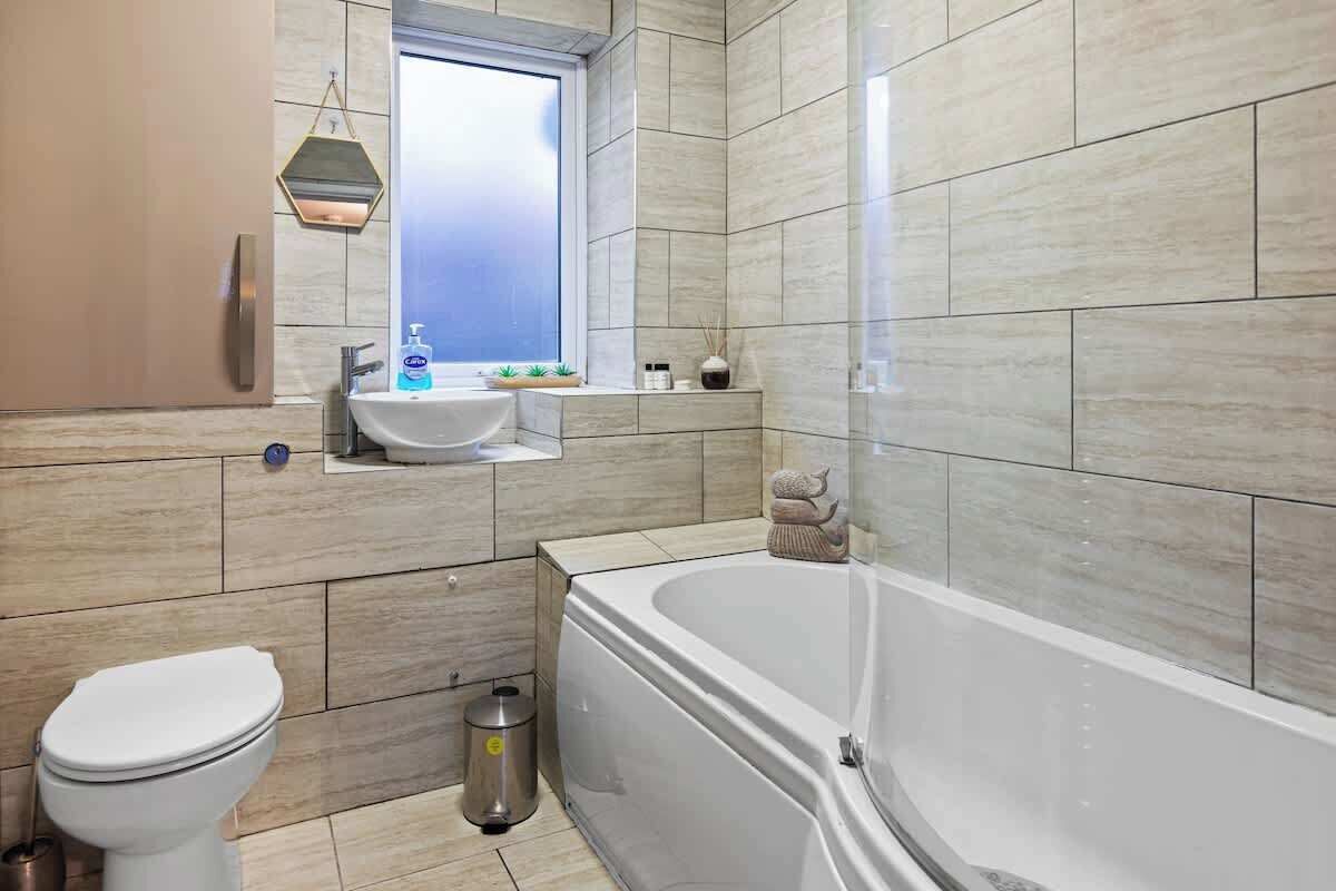 Shower, hair dryer