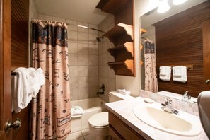 Hair dryer, towels, soap, shampoo - 1-Bed Loft Condo w/ Full Kitchen + Hot Tub Access (Steamboat Springs)