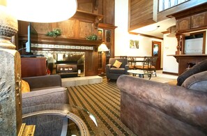 TV, fireplace - 1-Bed Loft Condo w/ Full Kitchen + Hot Tub Access (Steamboat Springs)