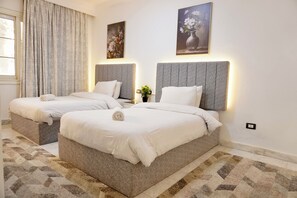 2 bedrooms, iron/ironing board, WiFi, bed sheets - Luxury 2BR apartment at Delta Sharm Resort (South Sinai Governorate)