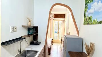 Studio, vue ville | Cuisine privée | Grand réfrigérateur, micro-ondes, plaque de cuisson