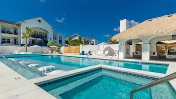 2 outdoor pools, free pool cabanas