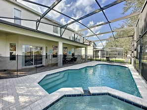 Pool - This amazing 6 Bedroom property with a lake view is spacious and newly furnished (Kissimmee)