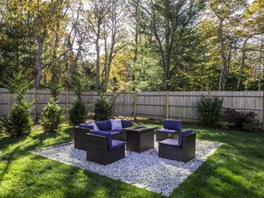 Property grounds - Cape Cod Home w/ Hot Tub & Fire Pit (Barnstable)