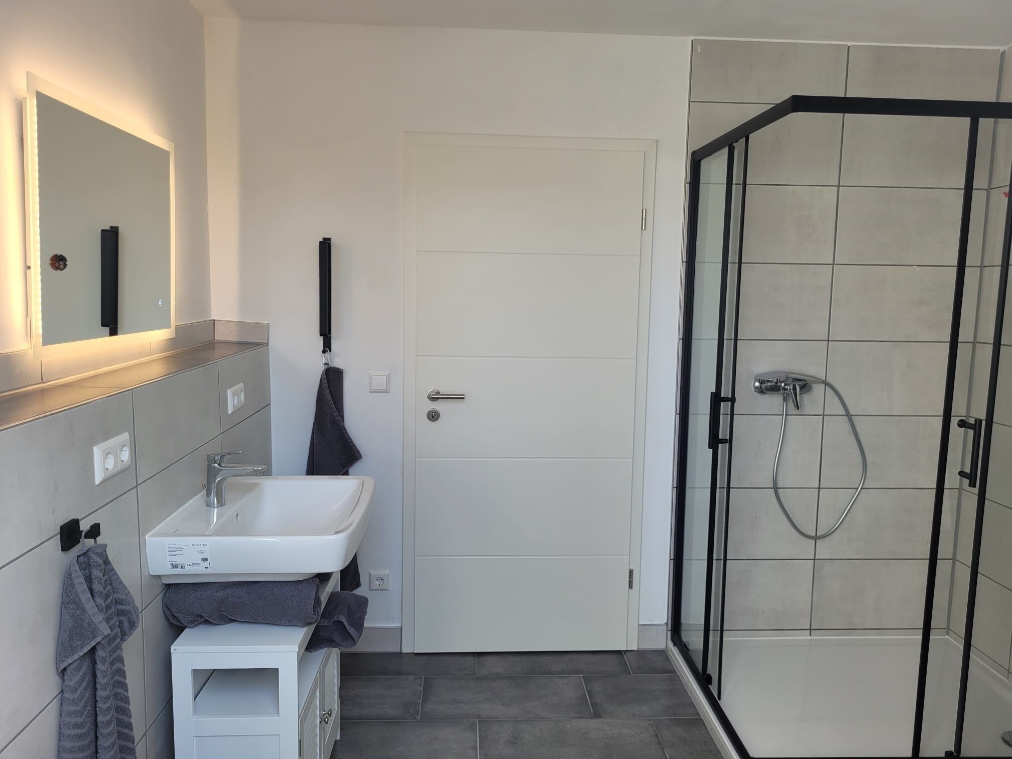 Handtücher, Seife, Toilettenpapier