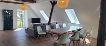 Vacation apartment on the farm with a view of the farm