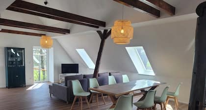 Vacation apartment on the farm with a view of the farm