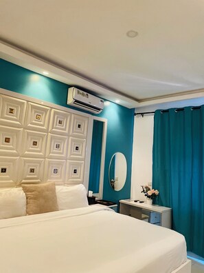Kamar Quadruple Deluks, pemandangan pantai | Wi-Fi gratis