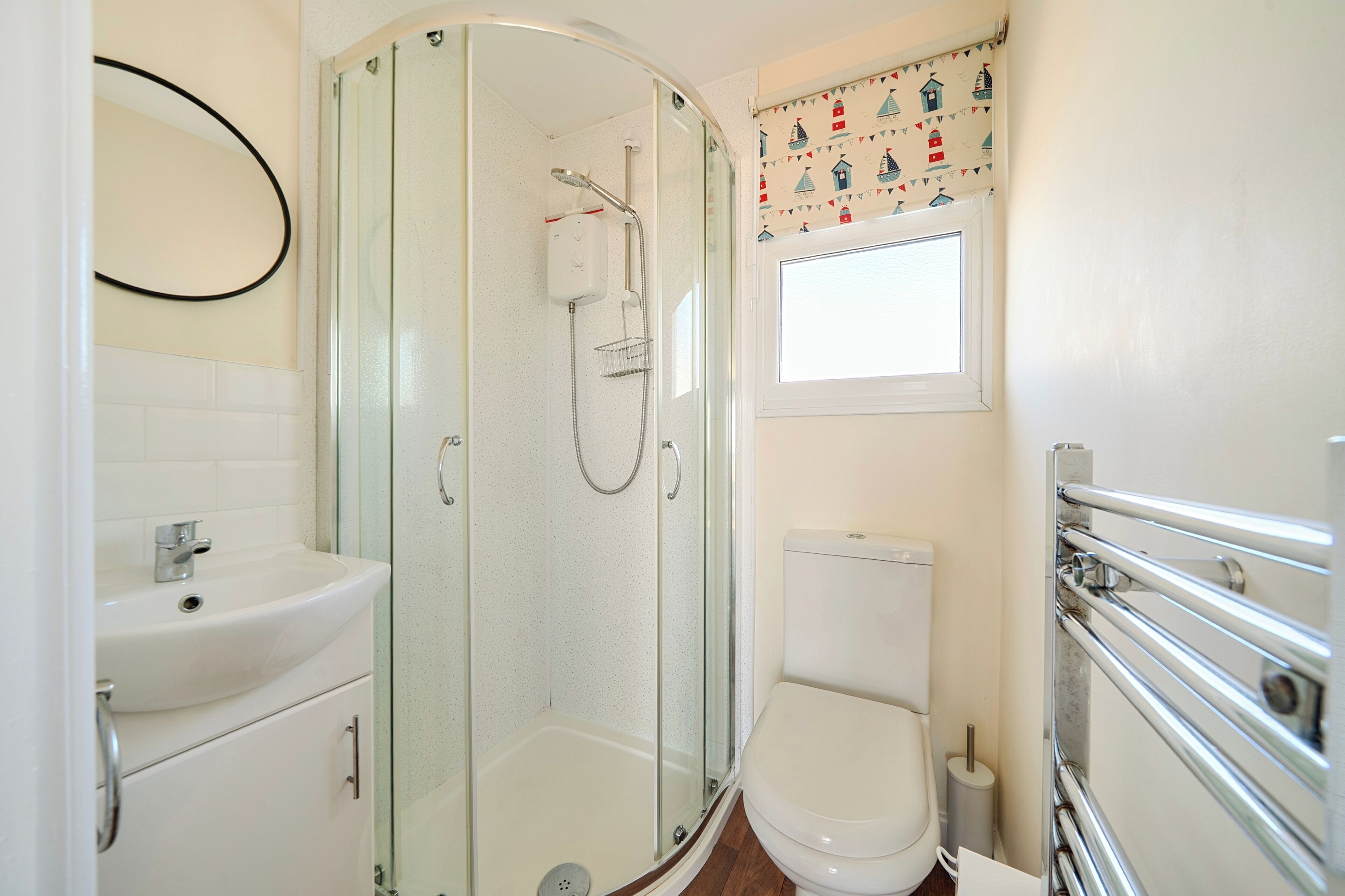 Shower, hair dryer