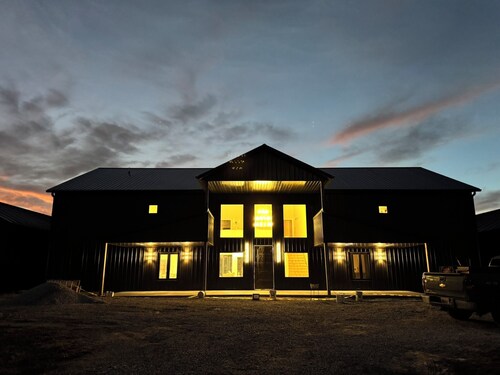 Stunning 8-bedroom barndo on a 24-acre farm with pond, located on wine trail