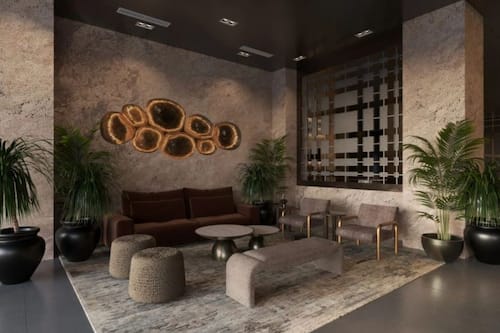 Lobby sitting area