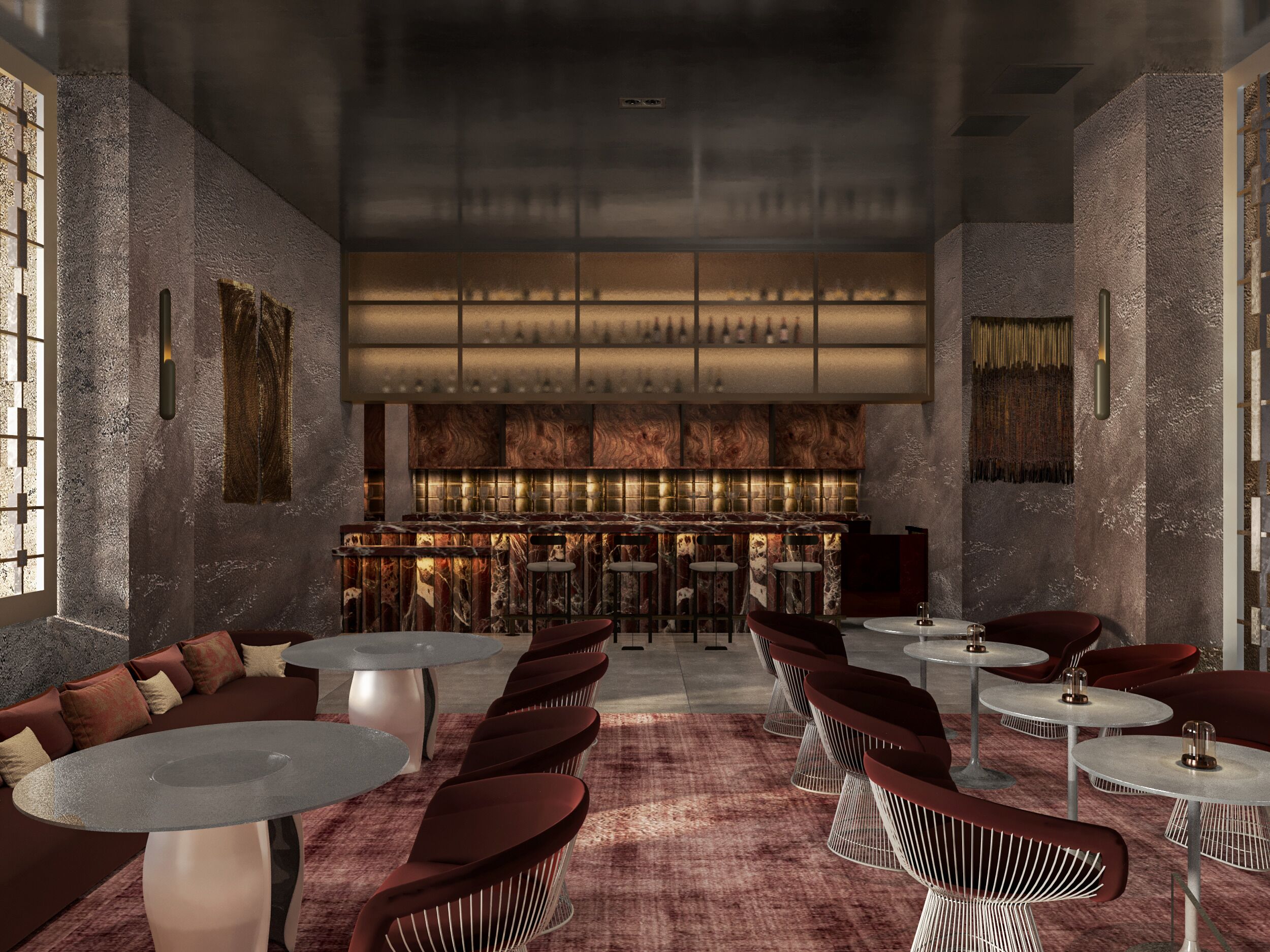 3 bares o lounges 