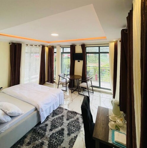 Novabeach Resort, with a scenic view of lake kivu 3