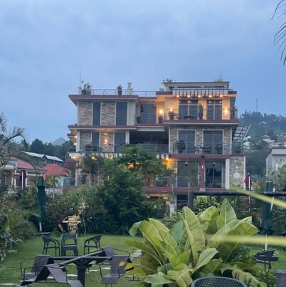 Novabeach Resort, with a scenic view of lake kivu 6