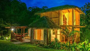 Family Bungalow, Balcony, Garden View