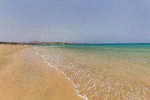 Vlak bij het strand