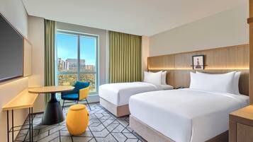 Premium bedding, minibar, in-room safe, desk