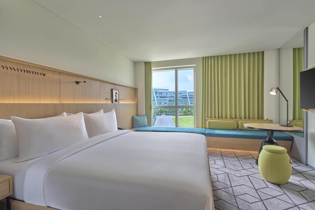 Ropa de cama de alta calidad y minibar