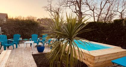 Grande villa Ă lâambiance marine Ă 20 mn des plages et des lacs! IdĂ©al familles