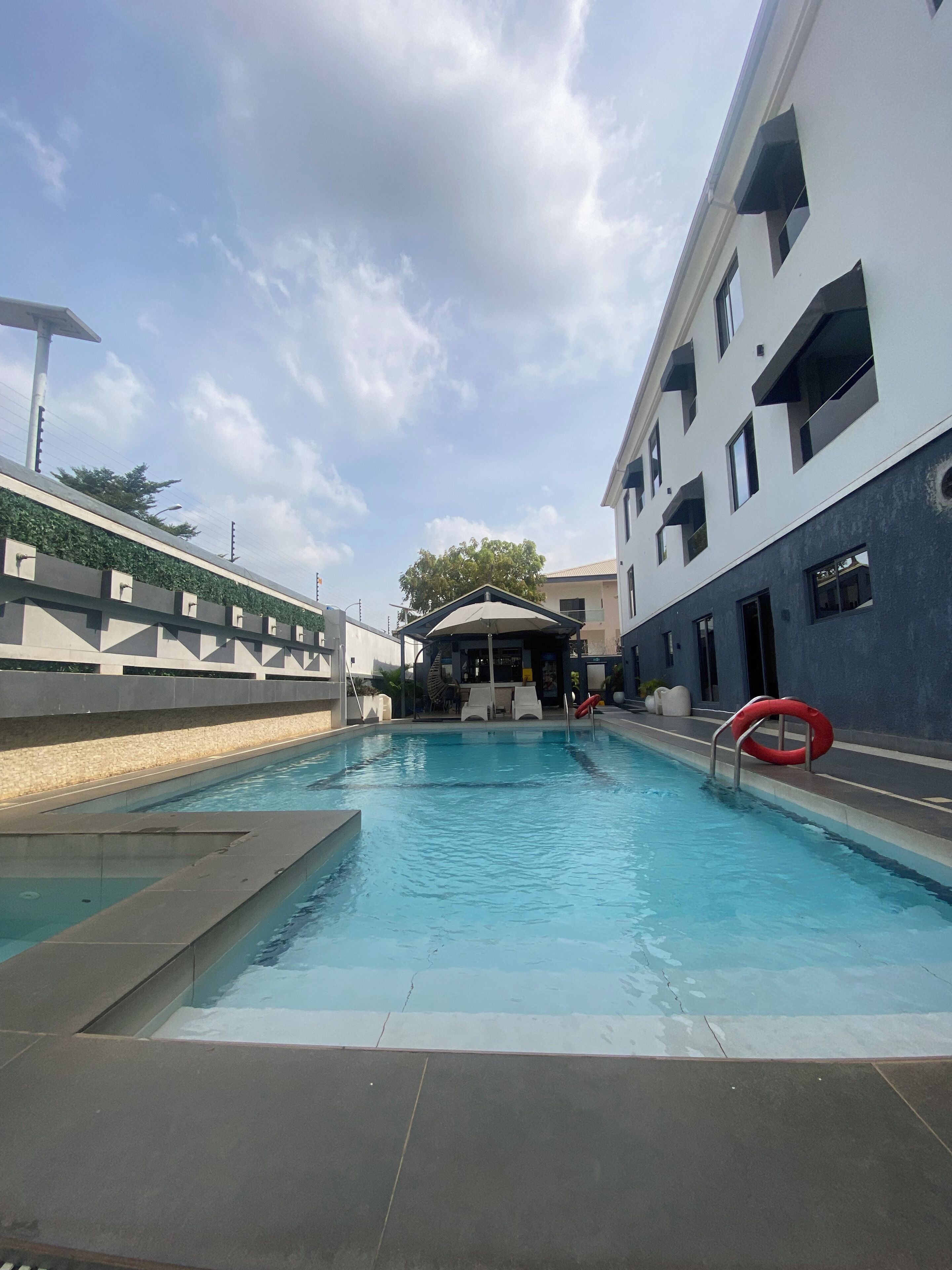 Fassade der Unterkunft