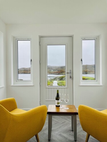 Peaceful family croft house with sea views