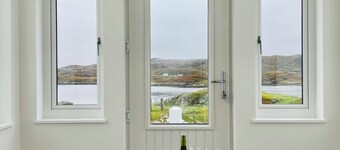 Peaceful family croft house with sea views