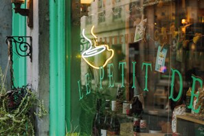 Overnatningsstedets facade