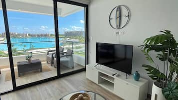 Apartment, 2 Schlafzimmer, barrierefrei | Wohnzimmer