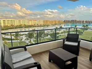 Apartment, 2 Schlafzimmer, barrierefrei | Balkon