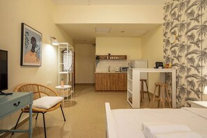 1 soverom, strykejern/-brett, reiseseng for barn og wi-fi (inkludert)
