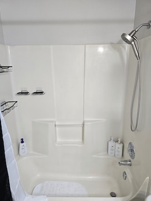 Towels, soap, shampoo, toilet paper - Downstairs Apt 2-Bedroom Stay by Downtown Hotspots (Bellingham)