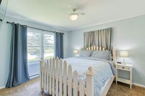 3 dormitorios, escritorio, tabla de planchar con plancha y wifi gratis