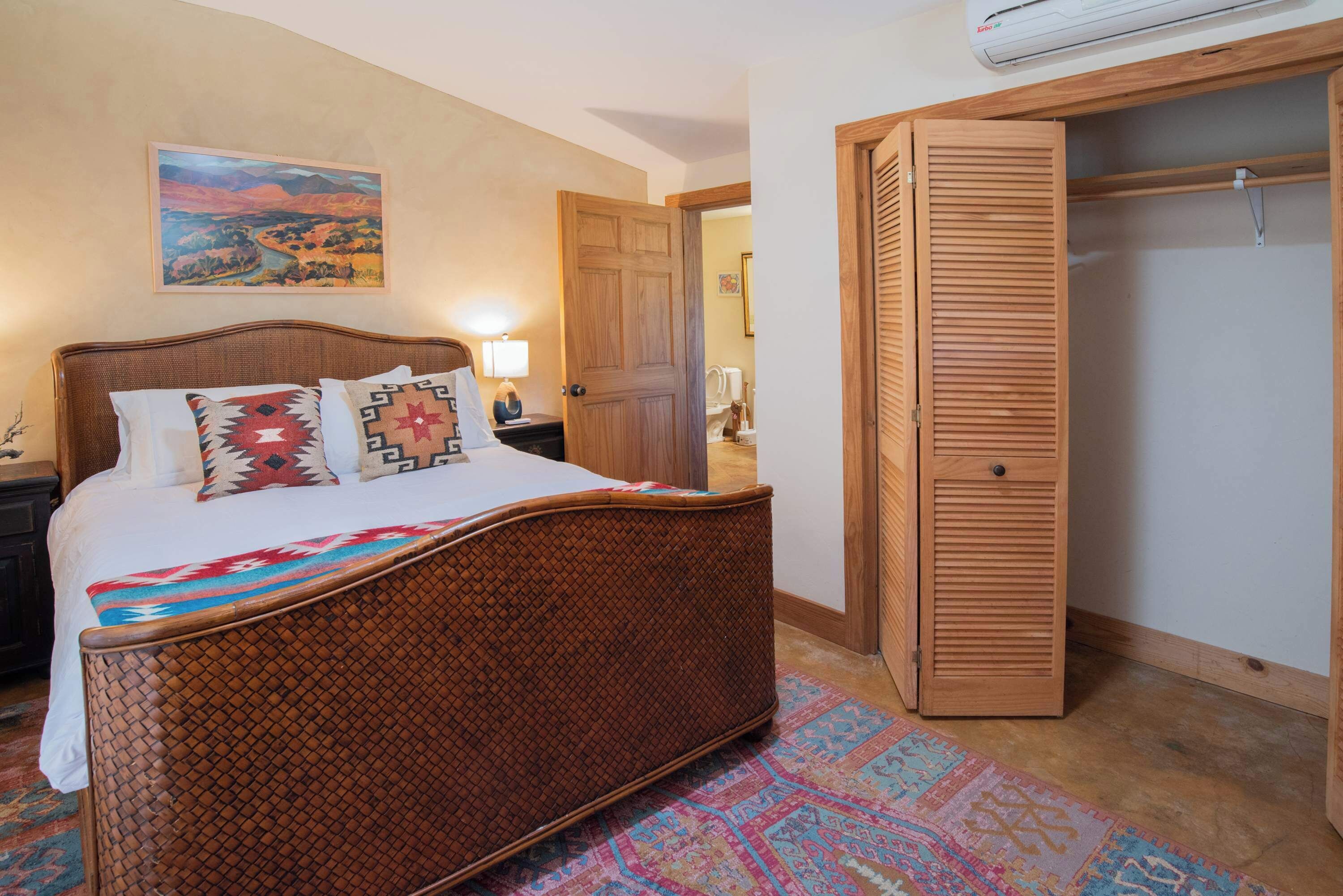 Cozy queen room with its own patio escape