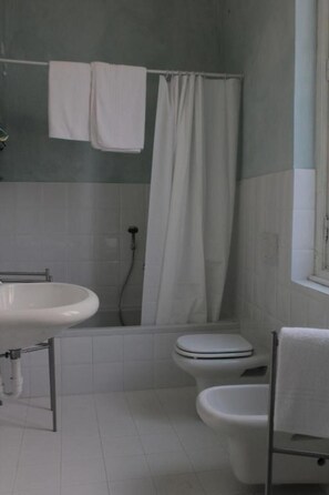 Shower, hair dryer, bidet, towels - Elegant Luxury Retreat in the Heart of Bellagio Old Town (Bellagio)