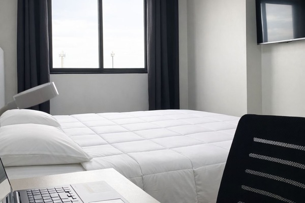 Executive Double Room | In-room safe, desk, laptop workspace, blackout drapes